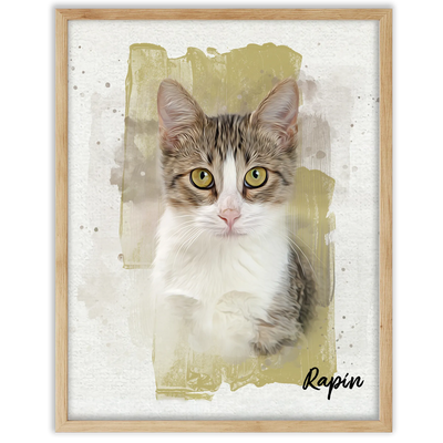 Retrato de mascota Paintbrush