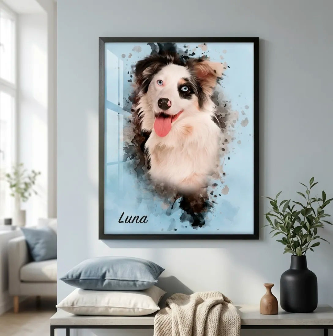 Retrato mascota personalizado