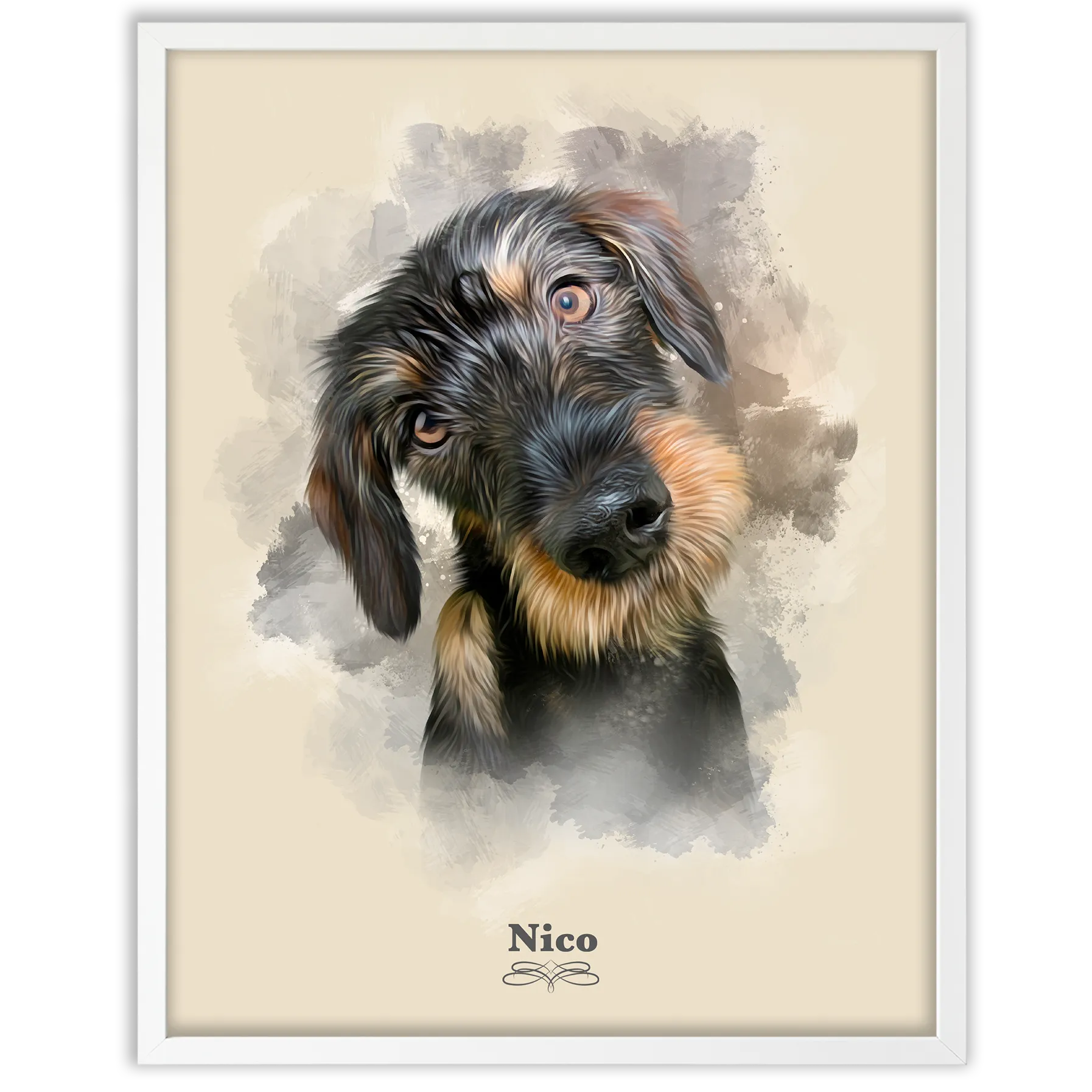 Retrato perro personalizado