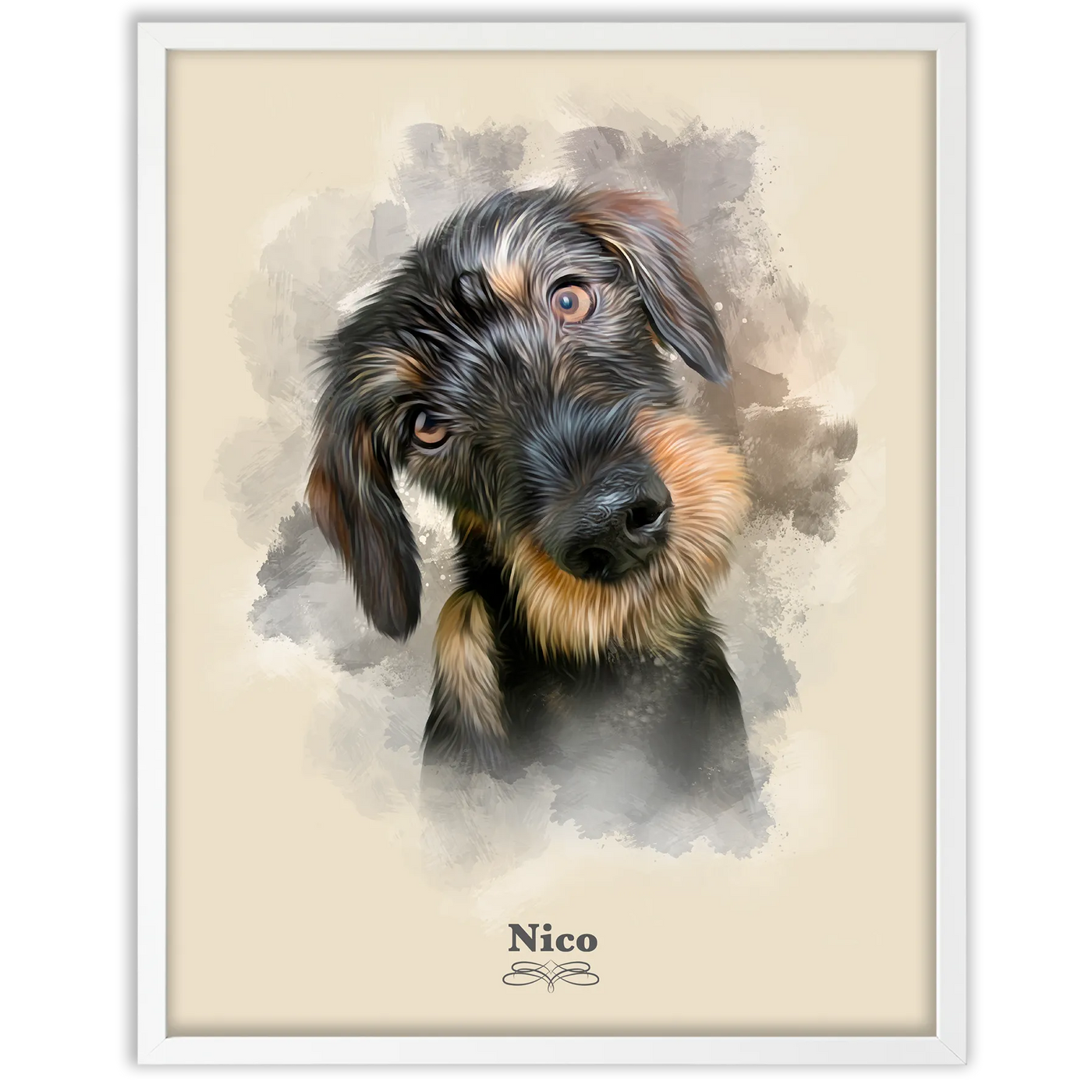 Retrato perro personalizado