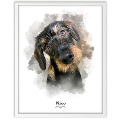 Retrato perro personalizado