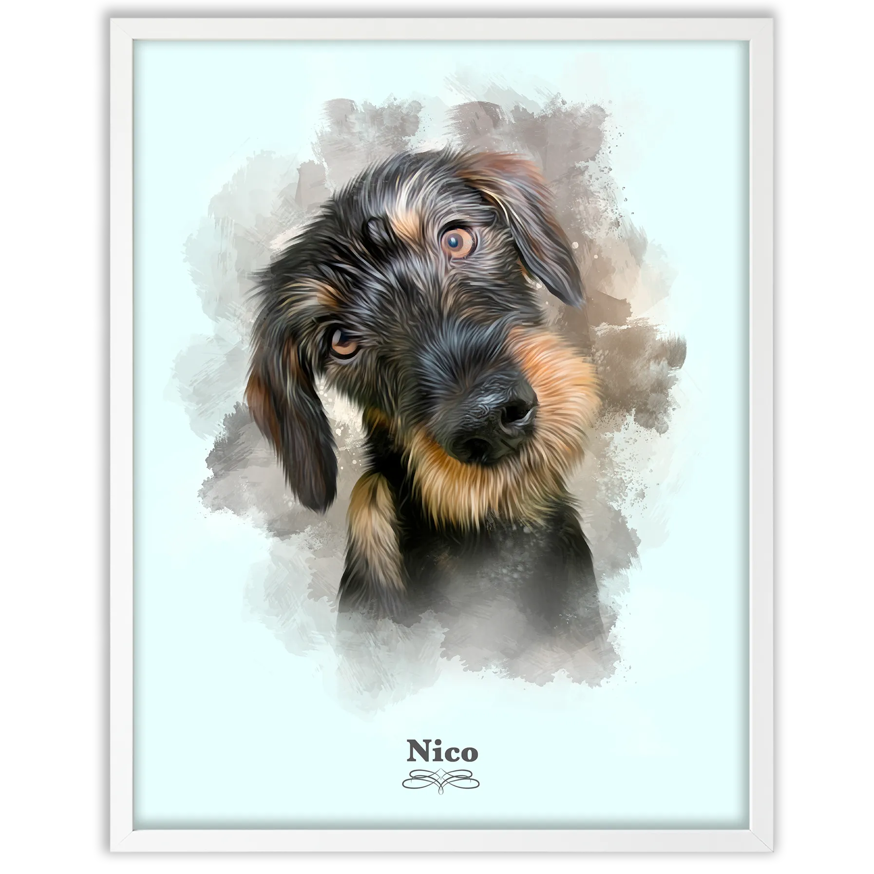 Retrato perro personalizado
