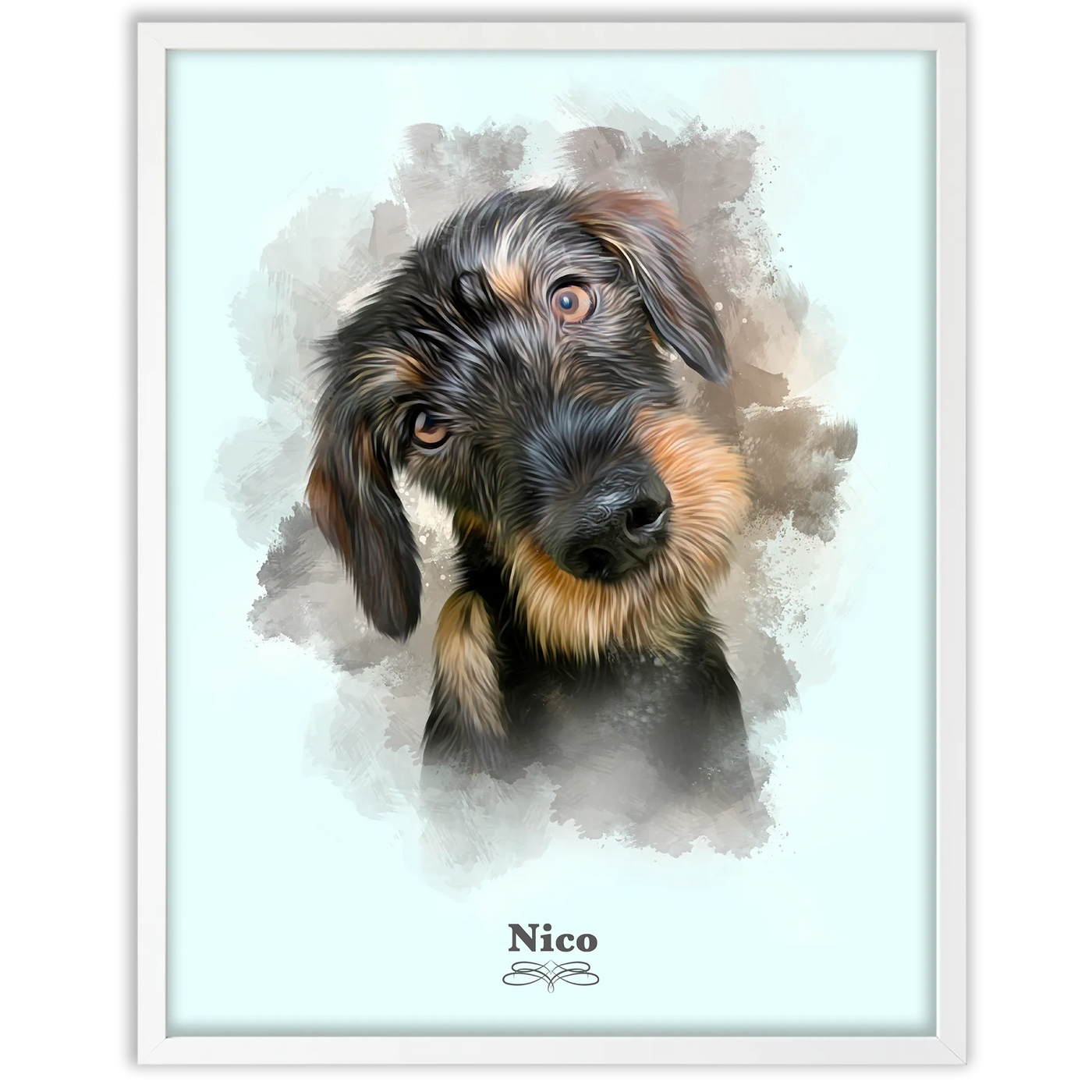 Retrato perro personalizado