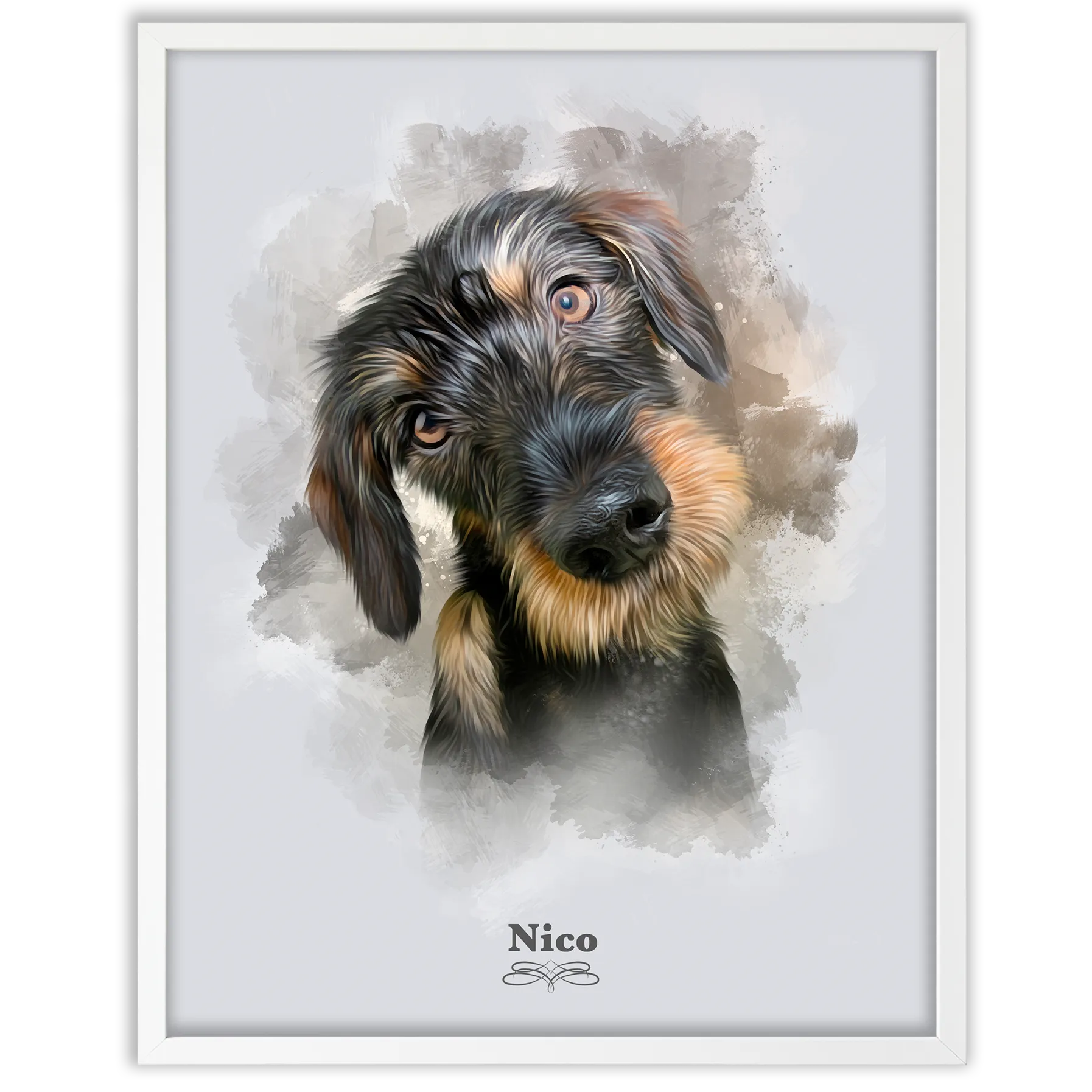 Retrato perro personalizado