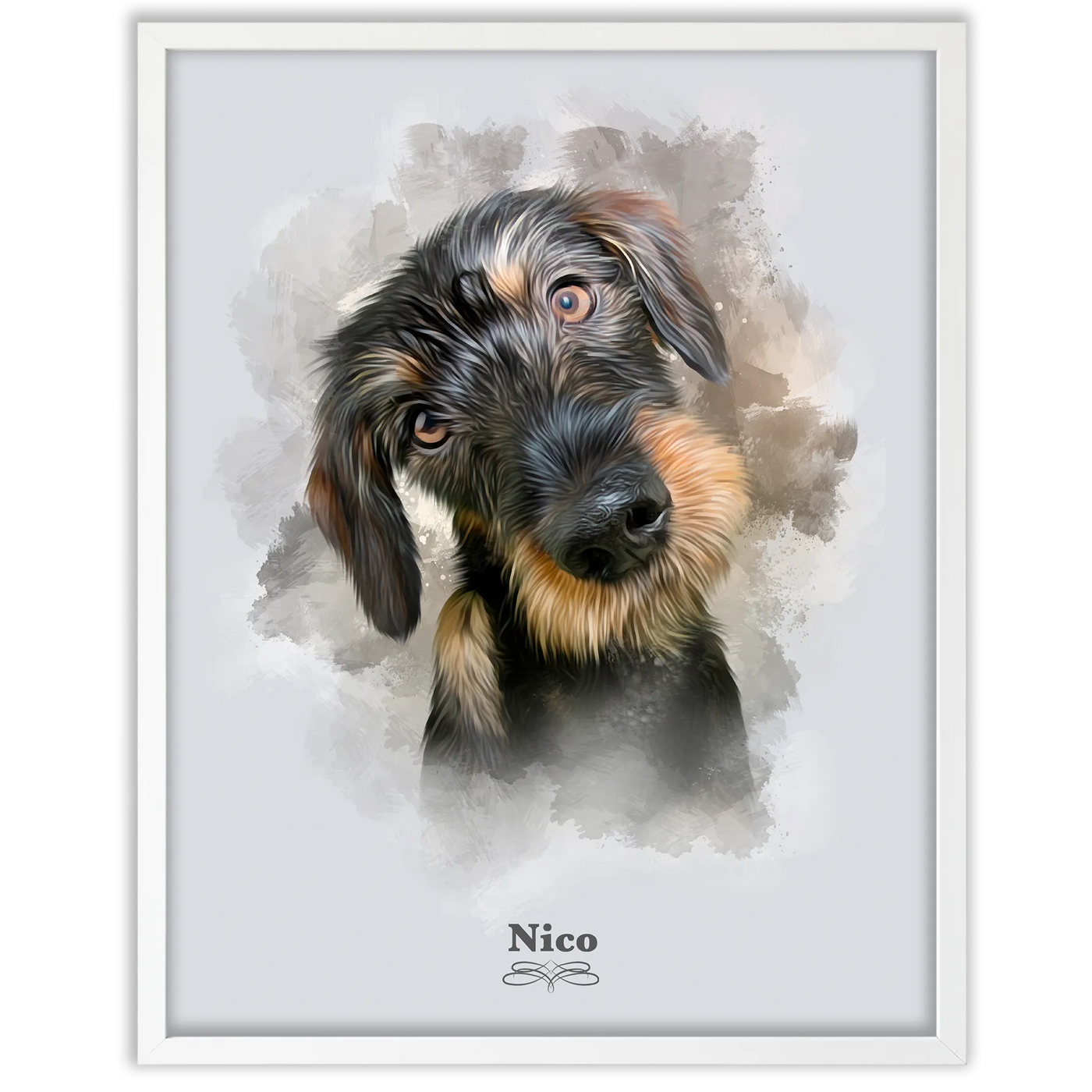 Retrato perro personalizado