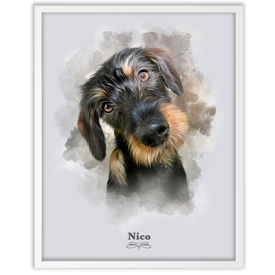 Retrato perro personalizado