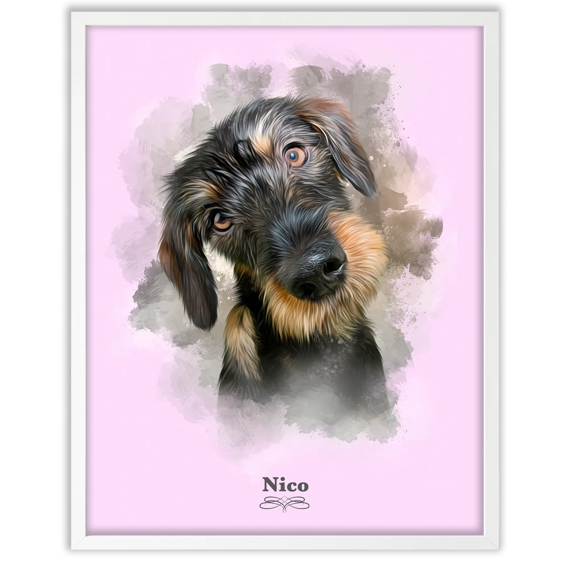 Retrato perro personalizado