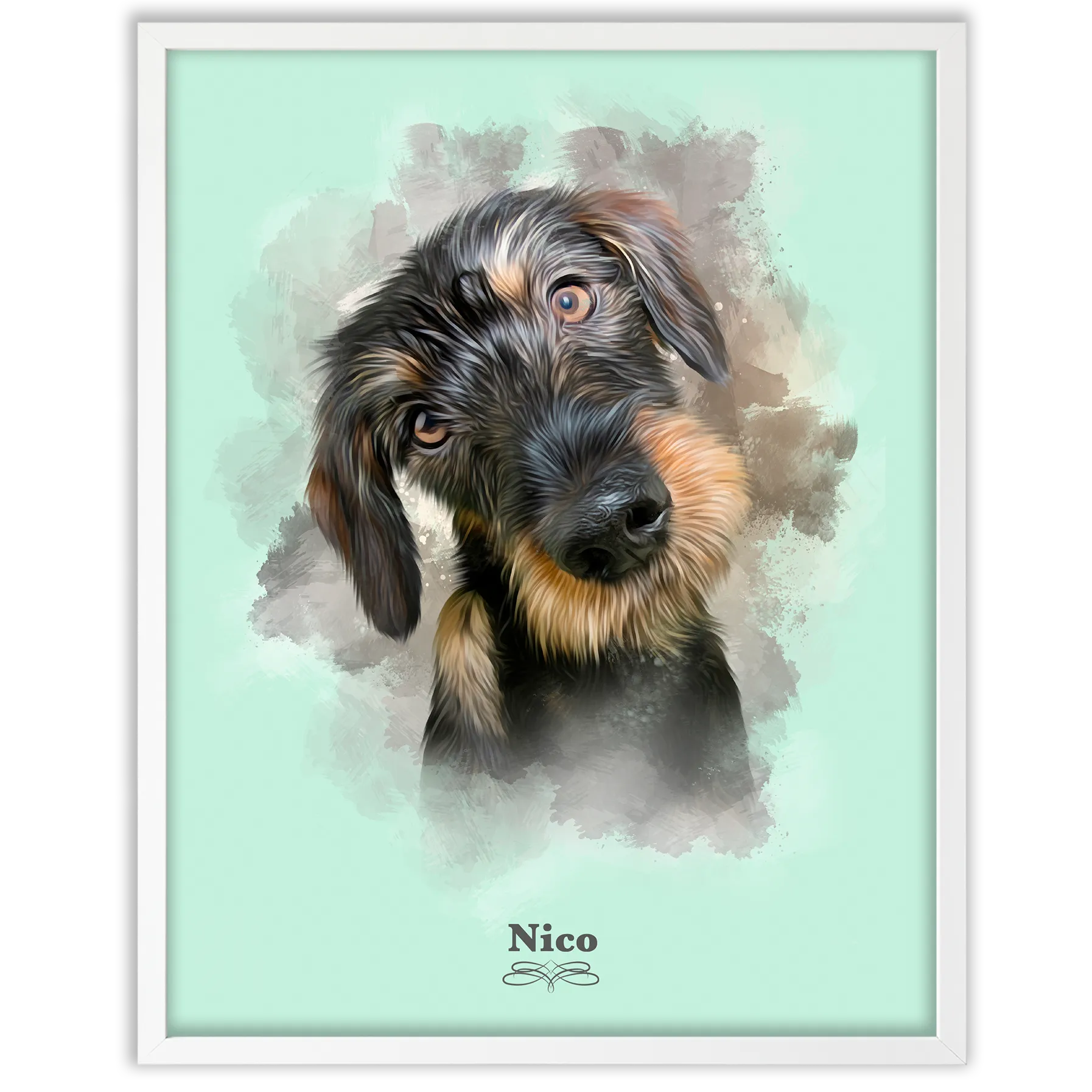Retrato perro personalizado