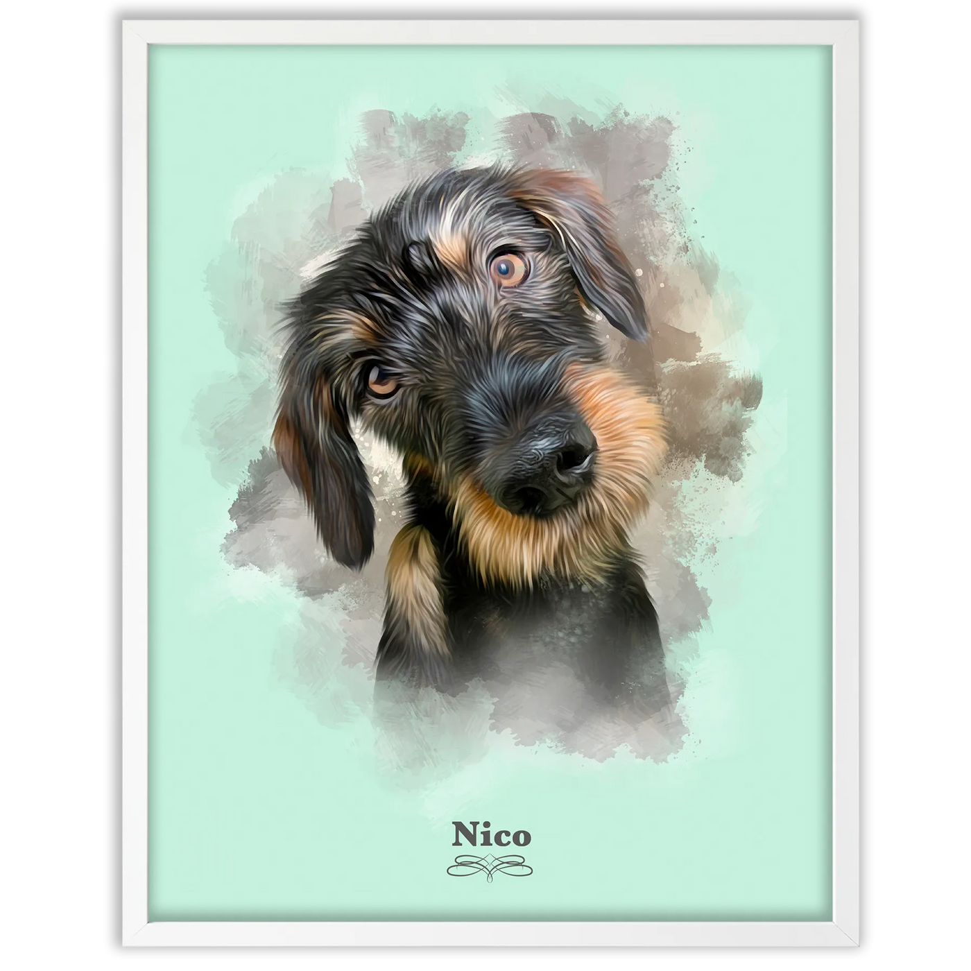 Retrato perro personalizado