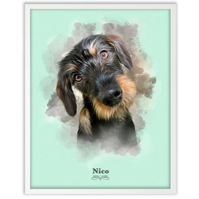 Retrato perro personalizado