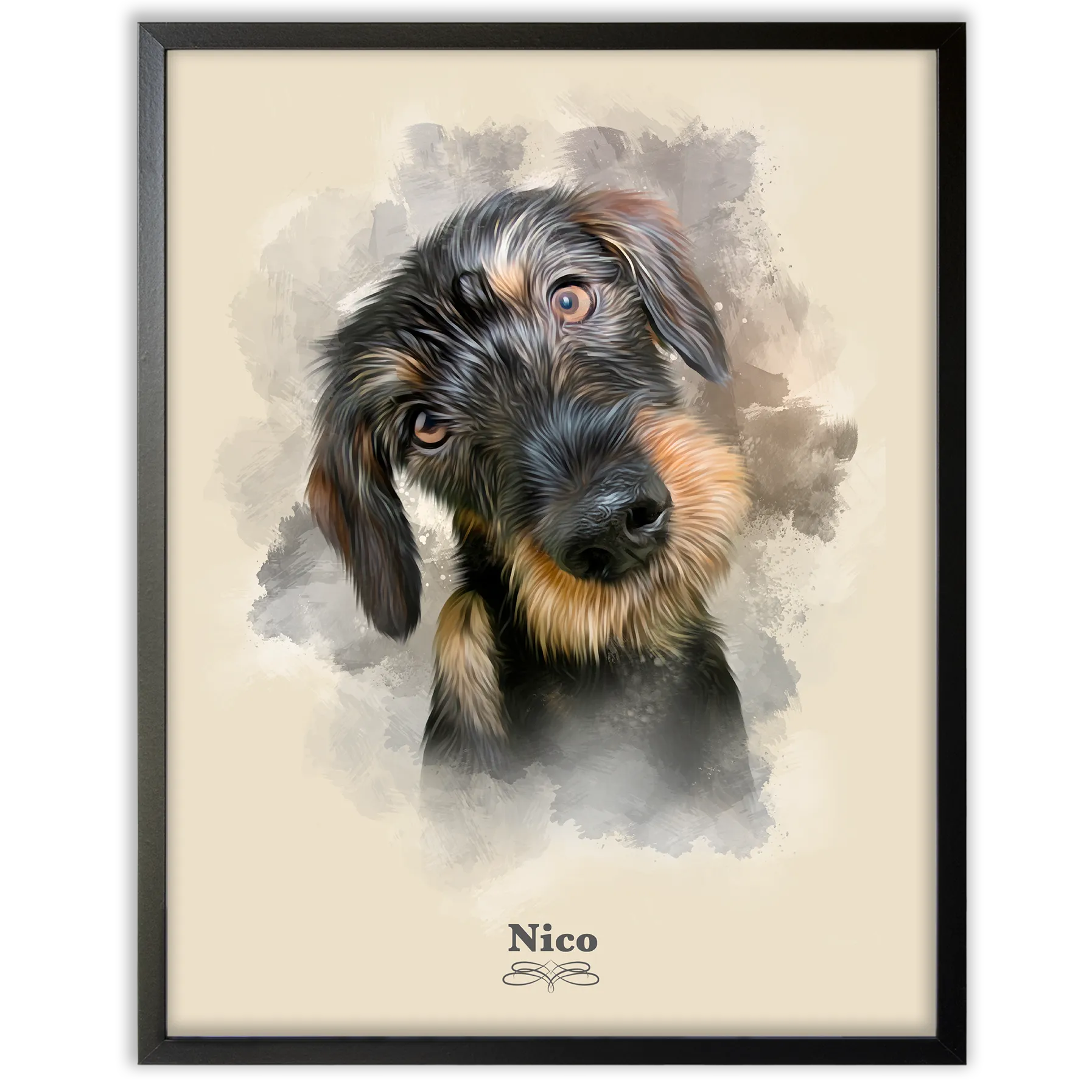 Retrato perro personalizado