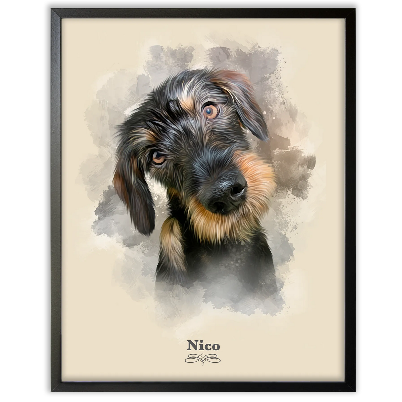 Retrato perro personalizado