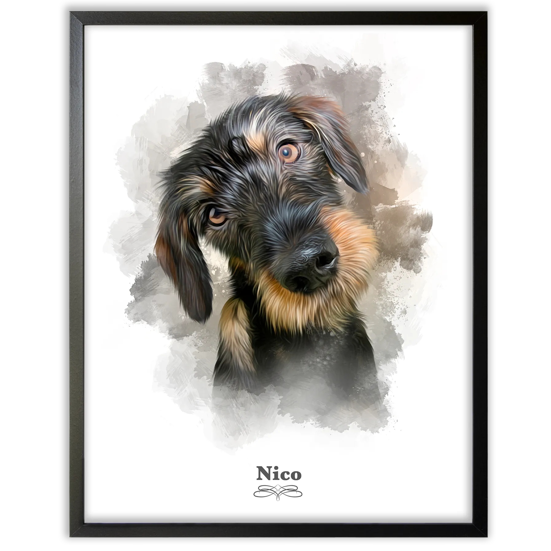Retrato perro personalizado