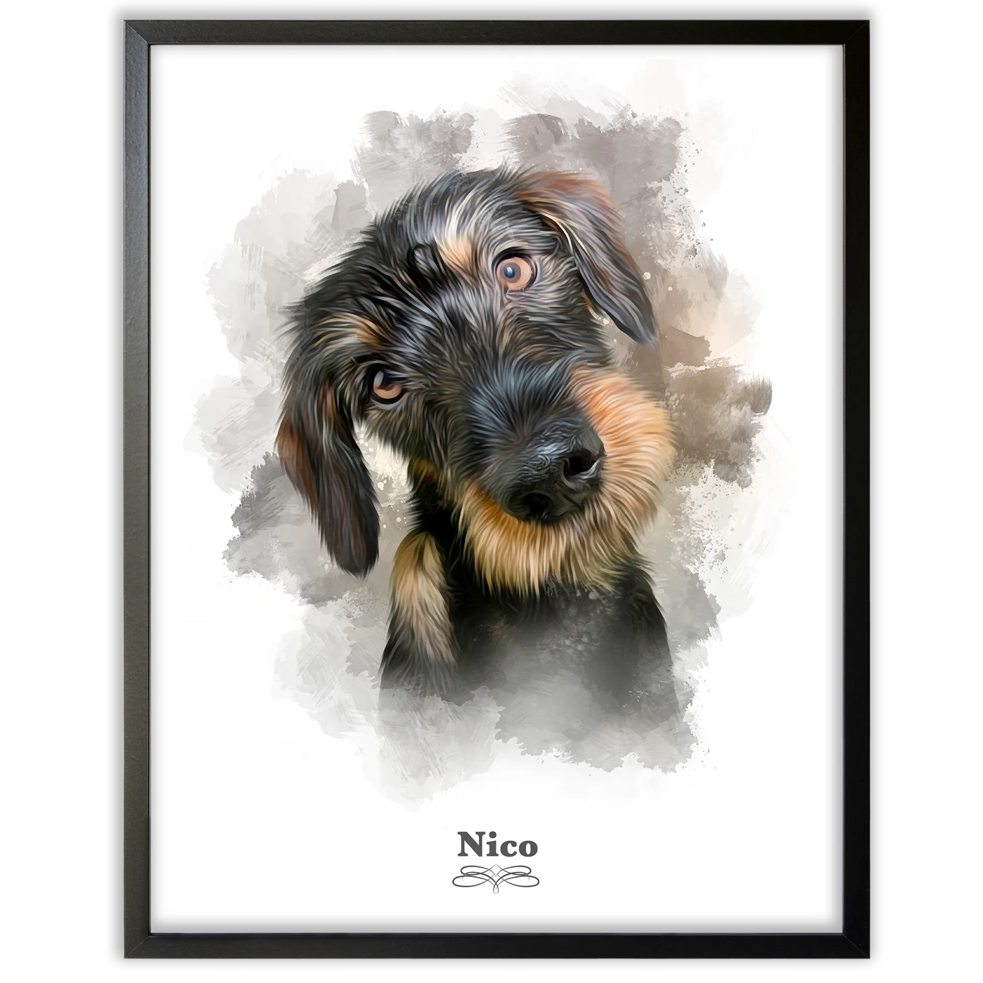 Retrato perro personalizado