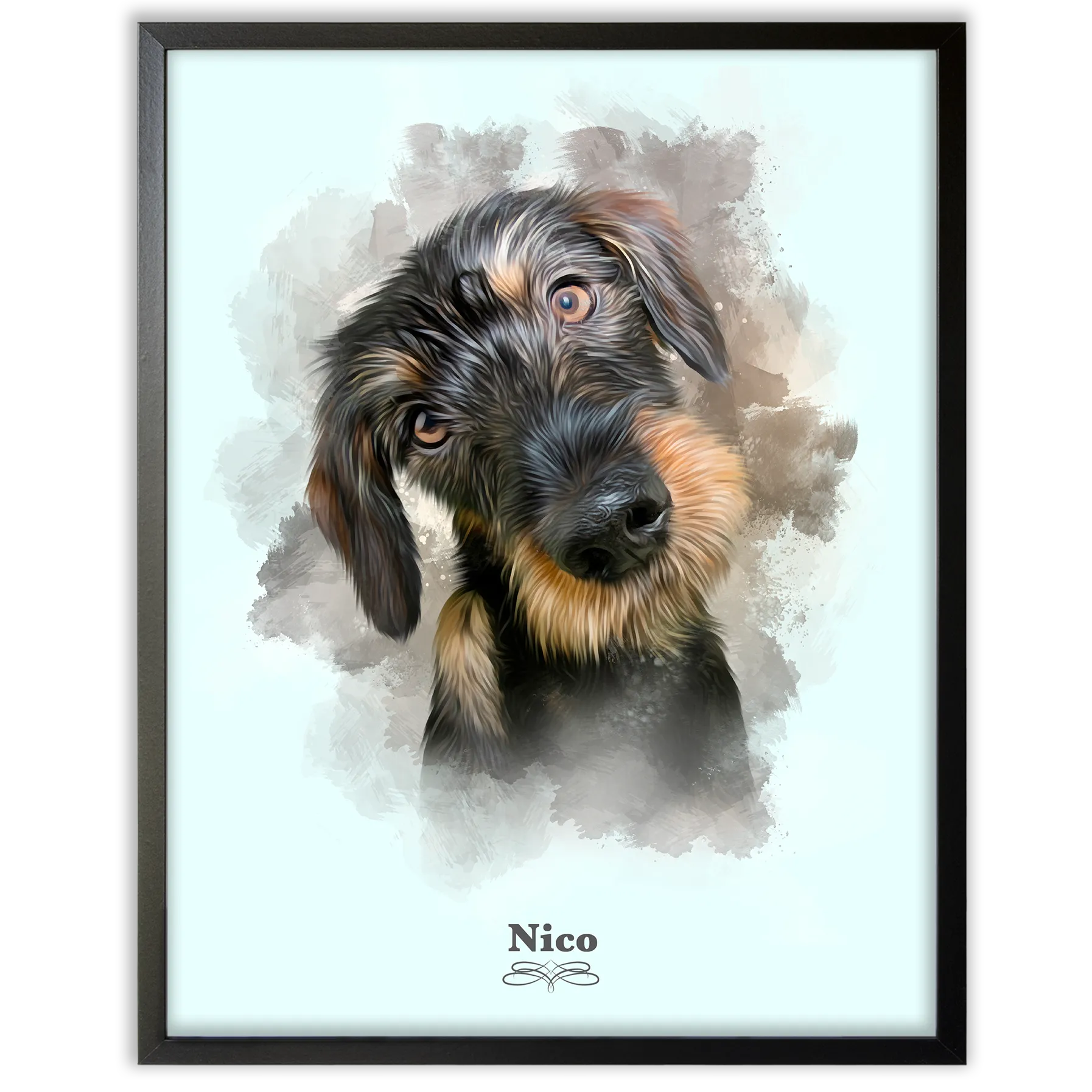 Retrato perro personalizado