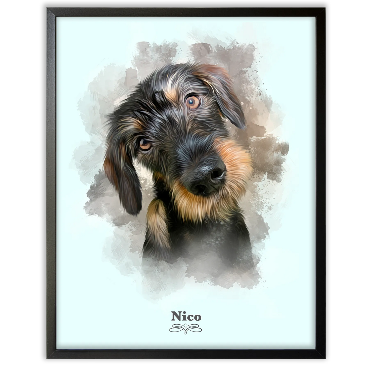 Retrato perro personalizado