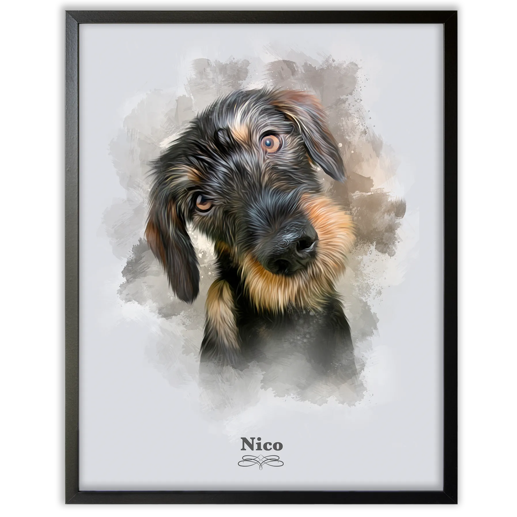 Retrato perro personalizado