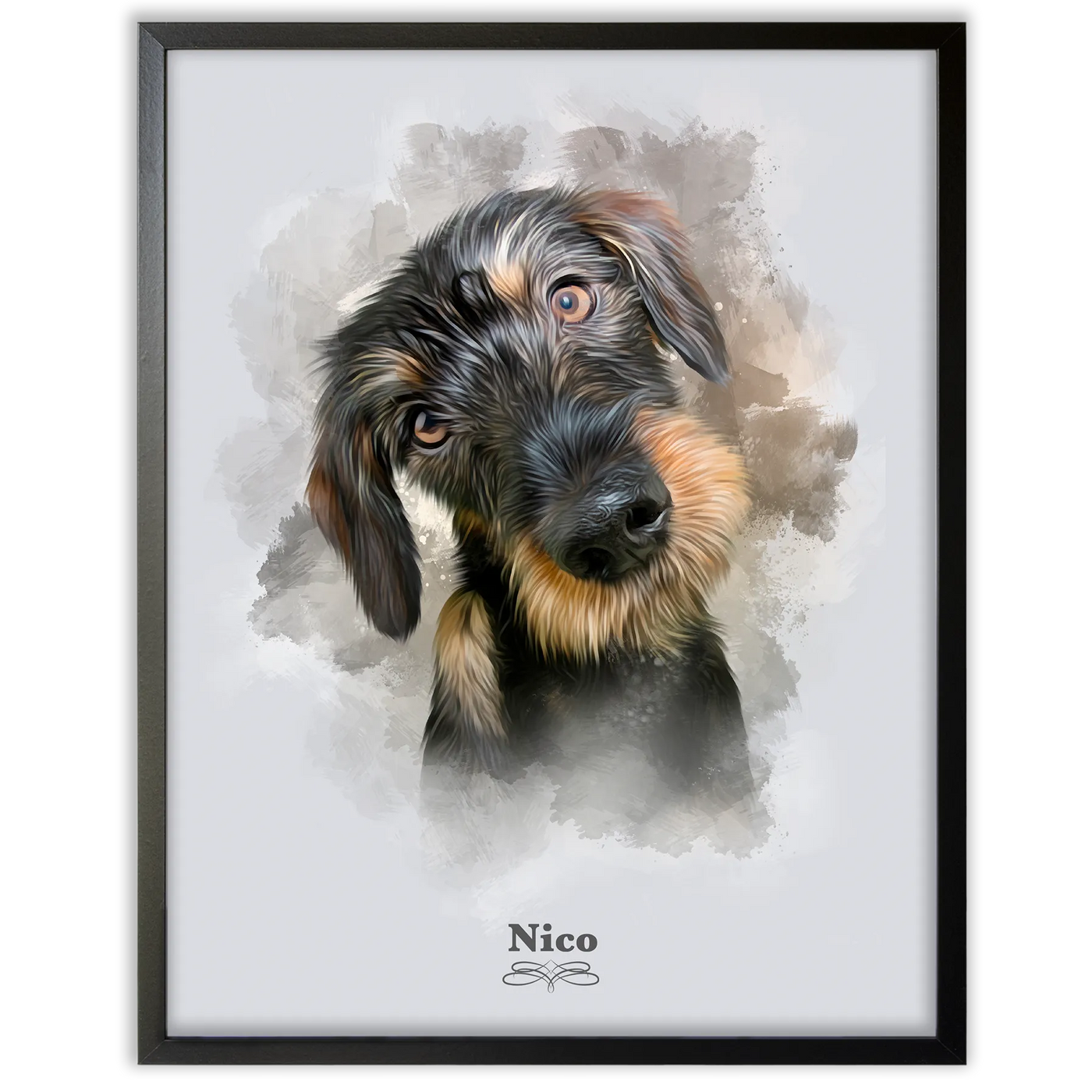 Retrato perro personalizado