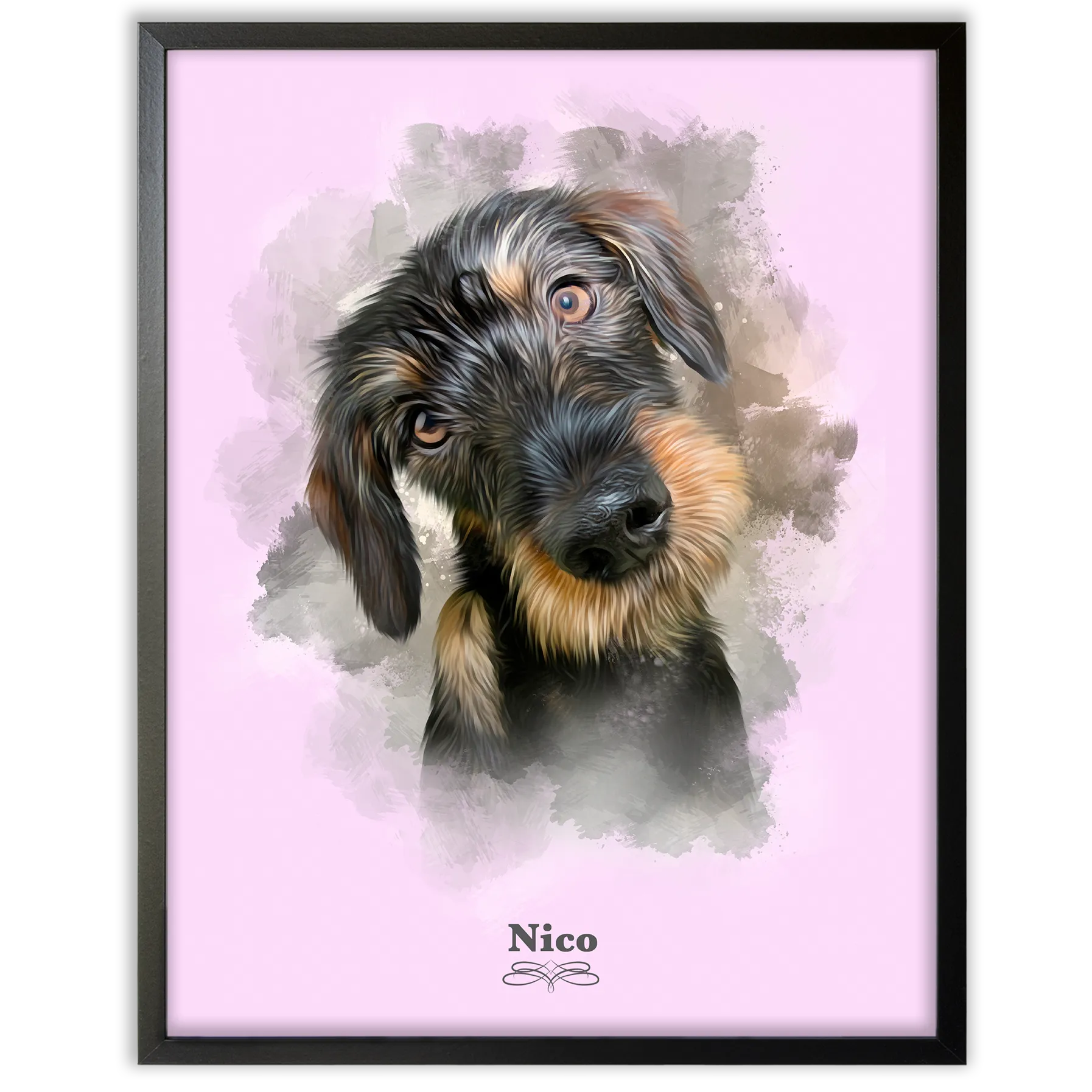Retrato perro personalizado