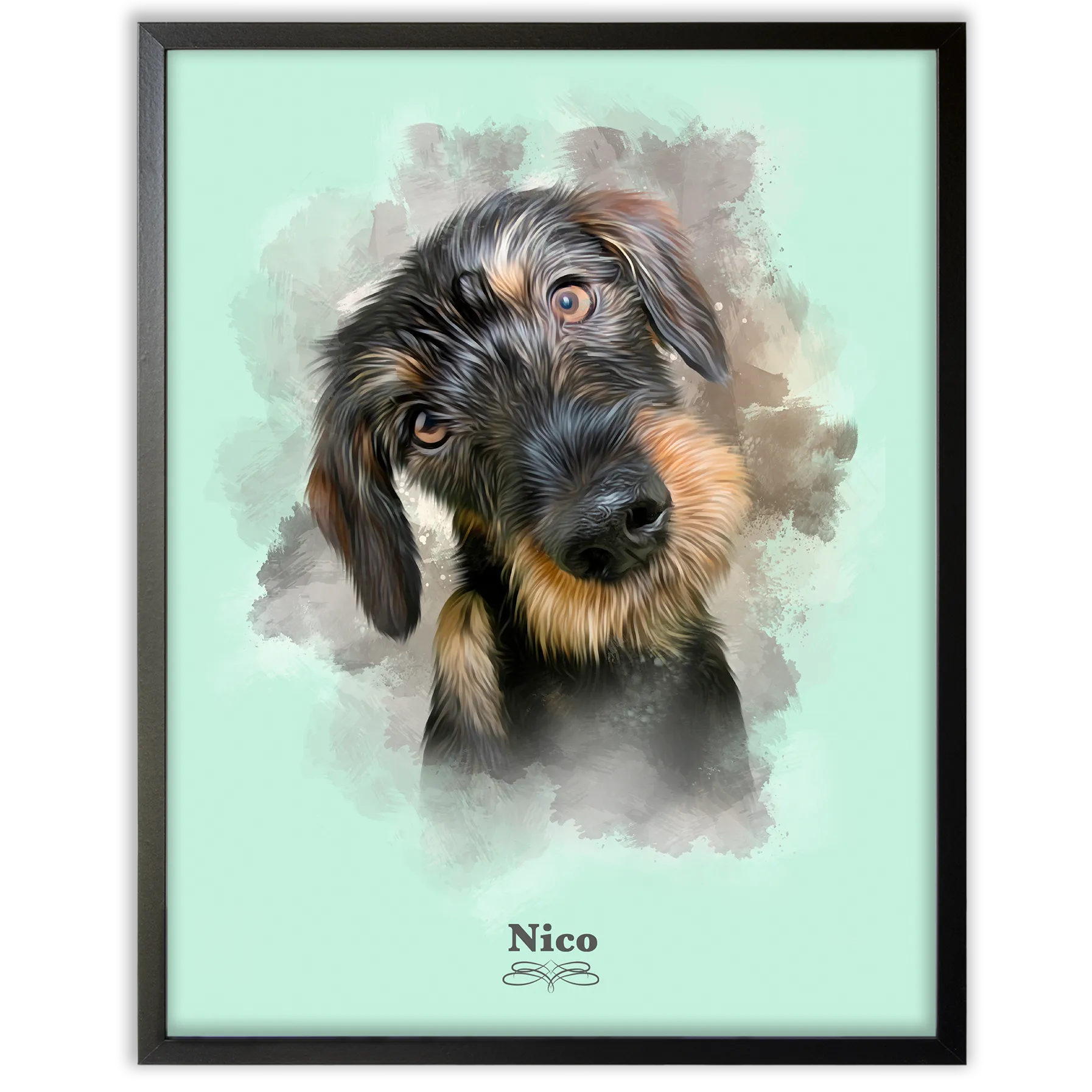 Retrato perro personalizado