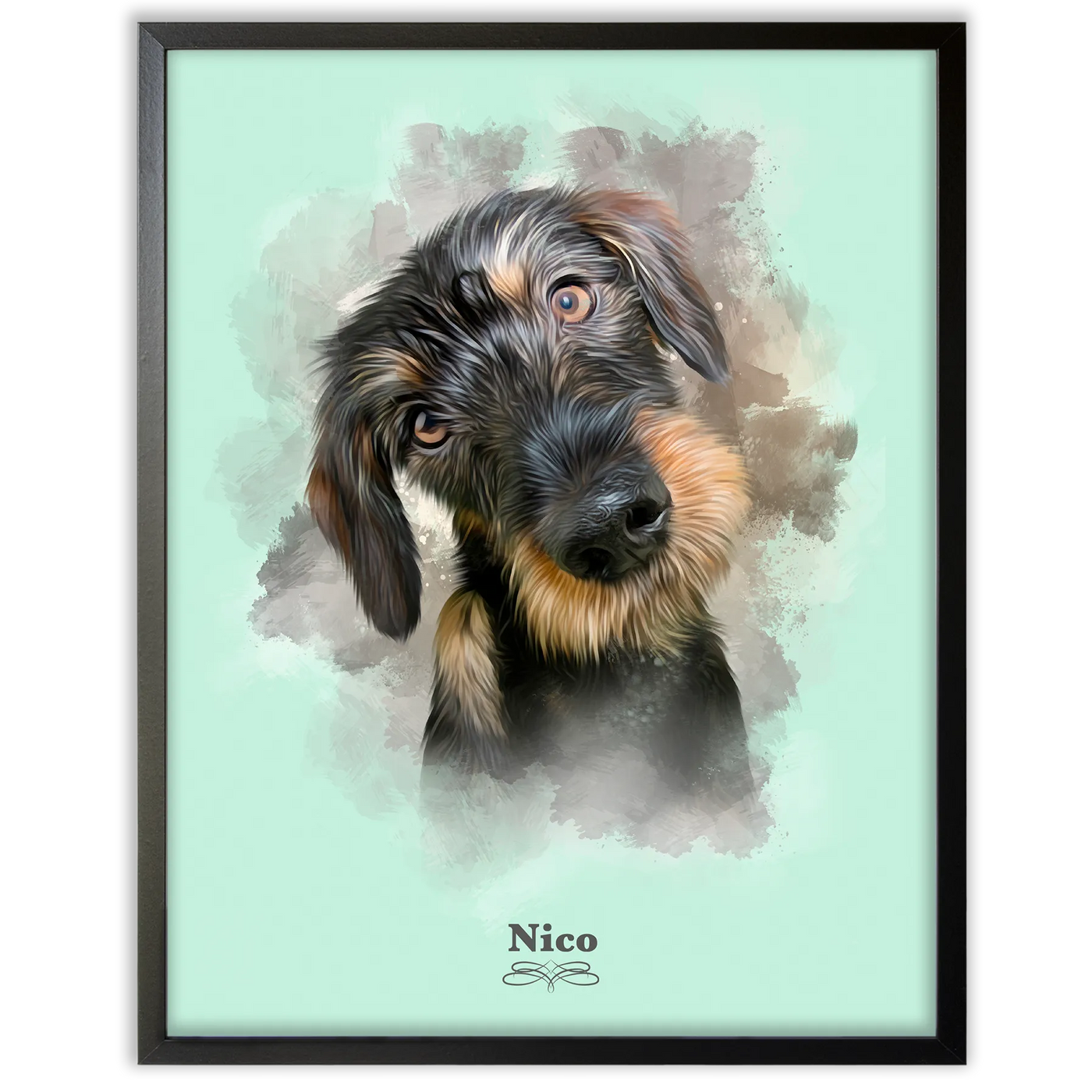 Retrato perro personalizado