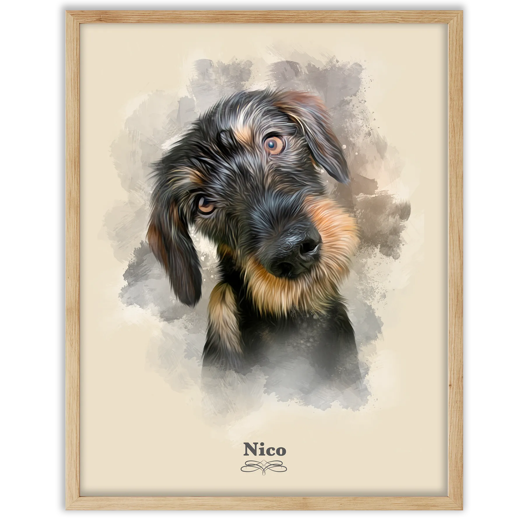 Retrato perro personalizado