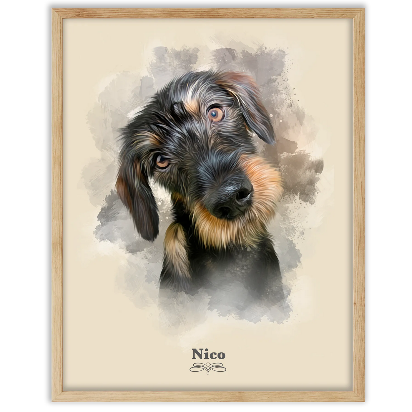 Retrato perro personalizado