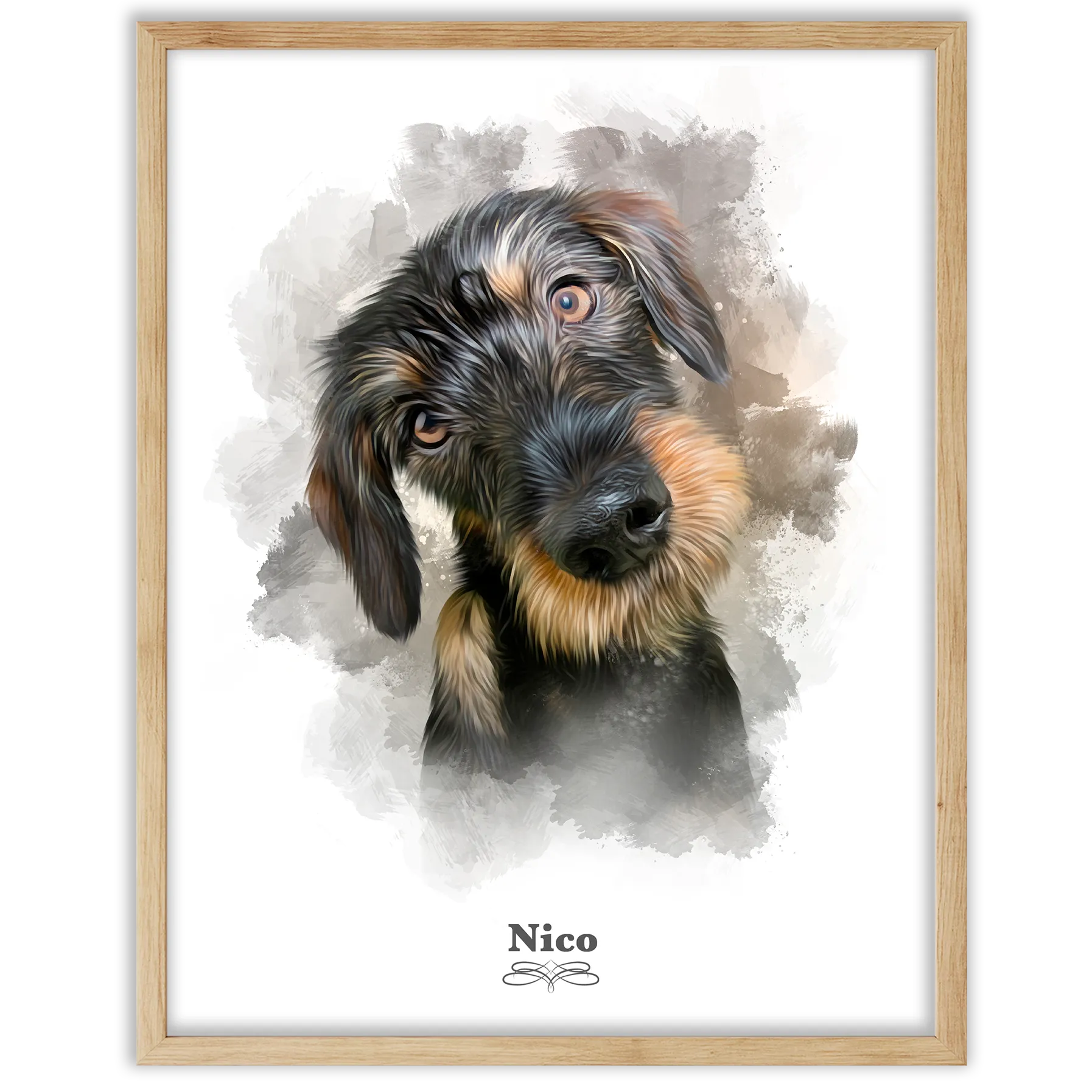 Retrato perro personalizado