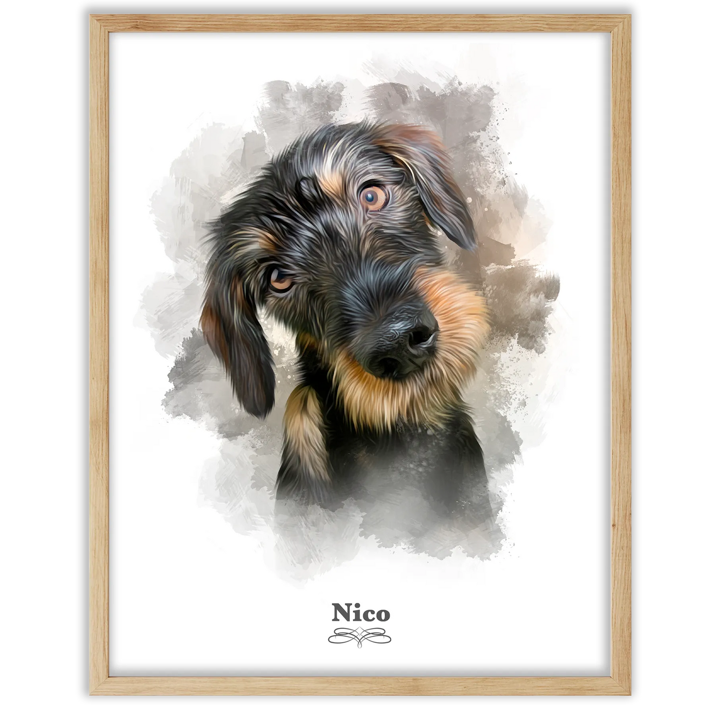 Retrato perro personalizado