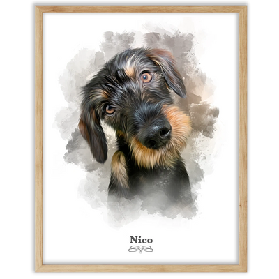 Retrato perro personalizado