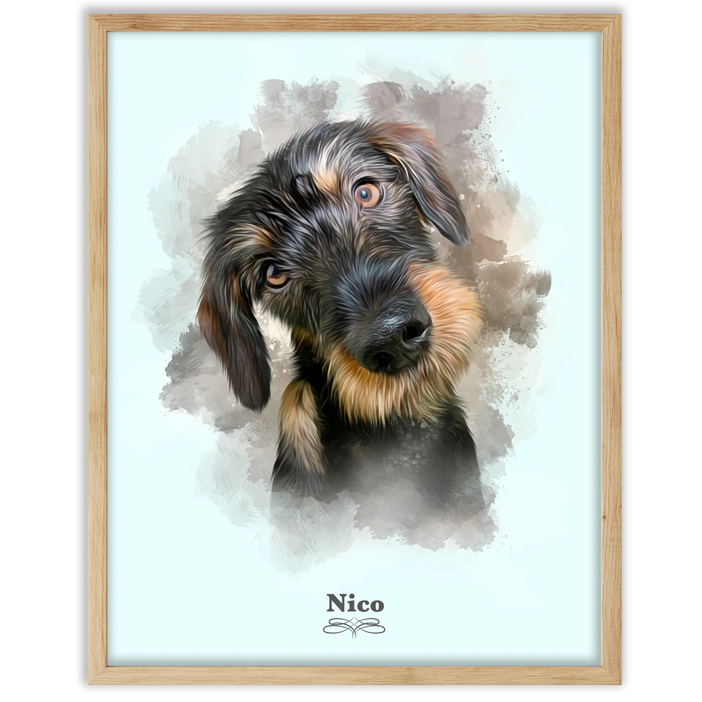 Retrato perro personalizado