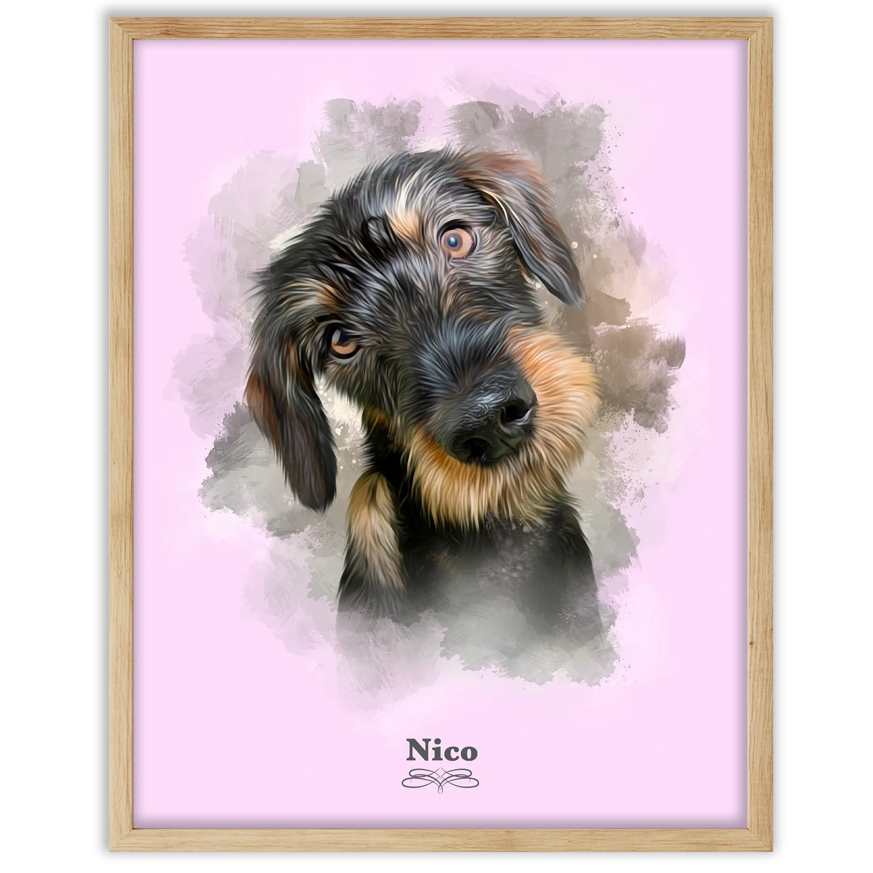 Retrato perro personalizado