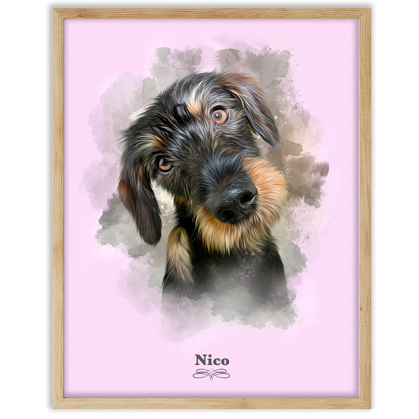 Retrato perro personalizado