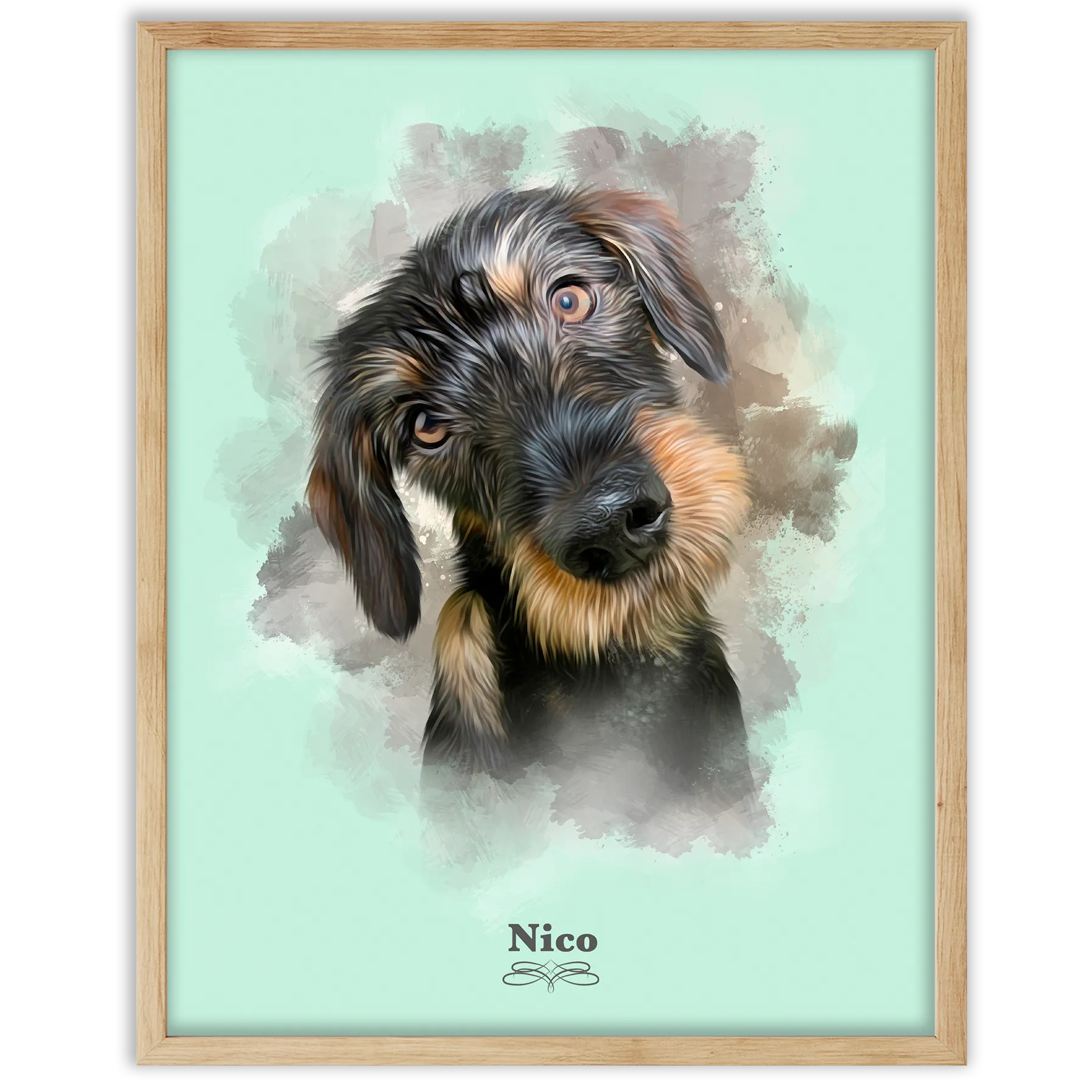 Retrato perro personalizado