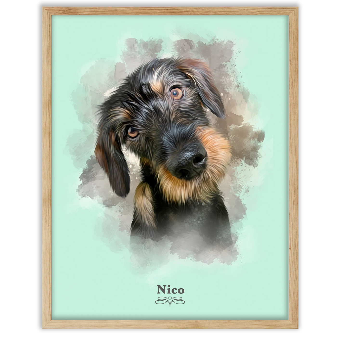 Retrato perro personalizado