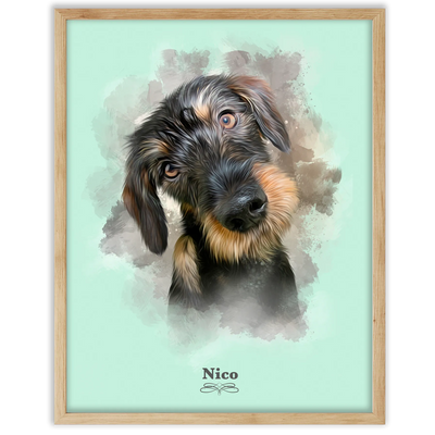 Retrato perro personalizado