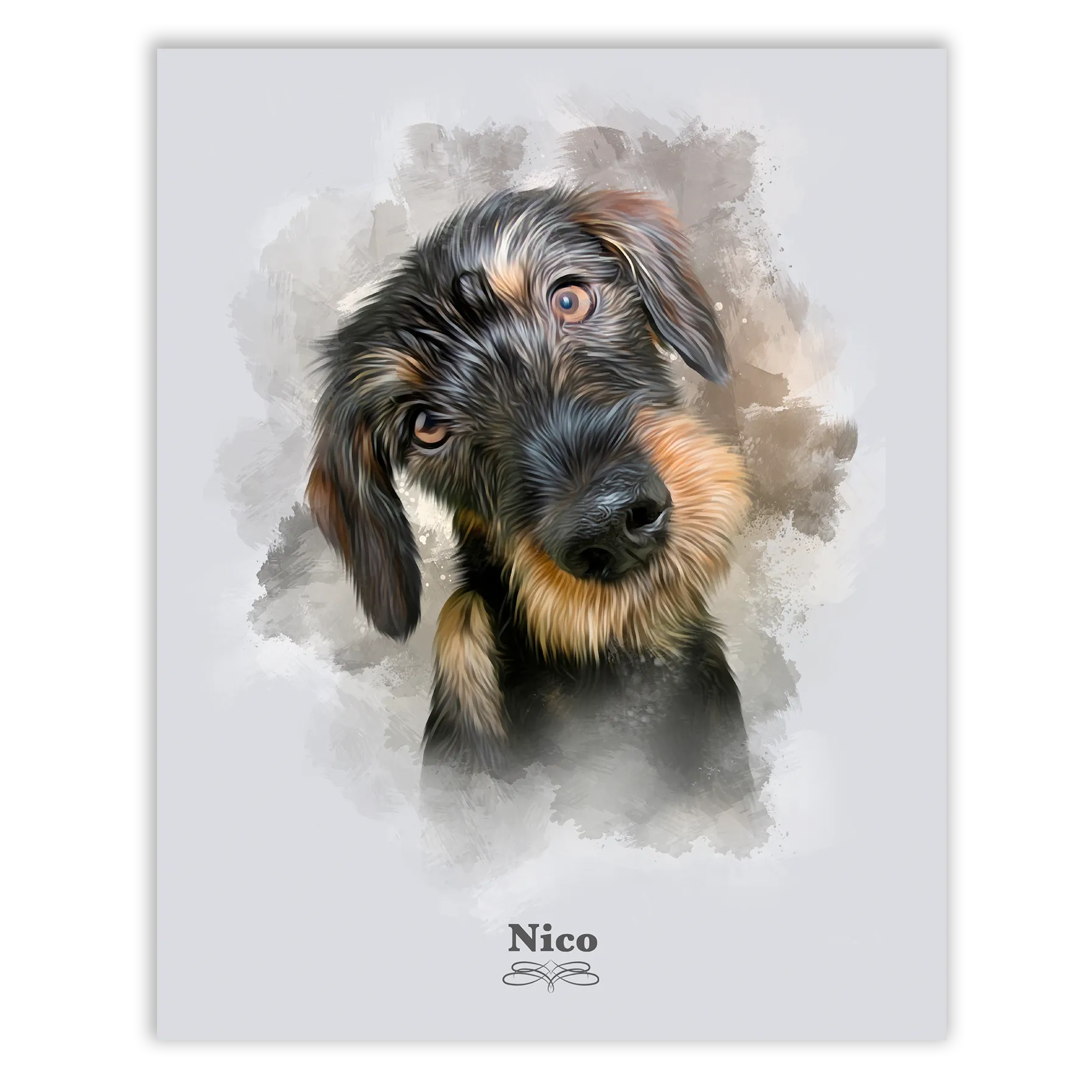Retrato perro personalizado