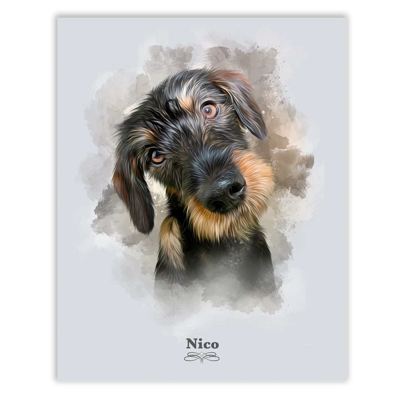 Retrato perro personalizado