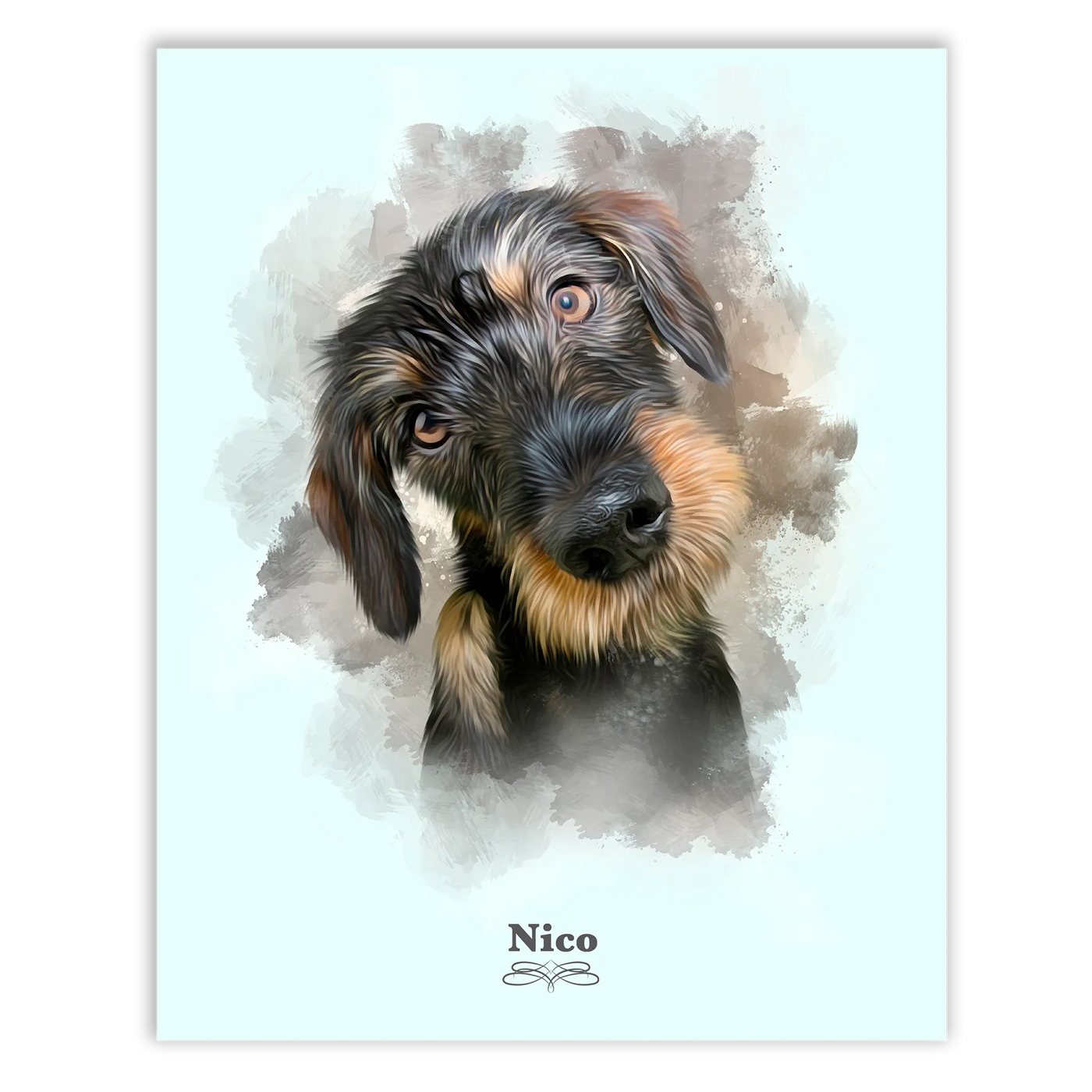 Retrato perro personalizado