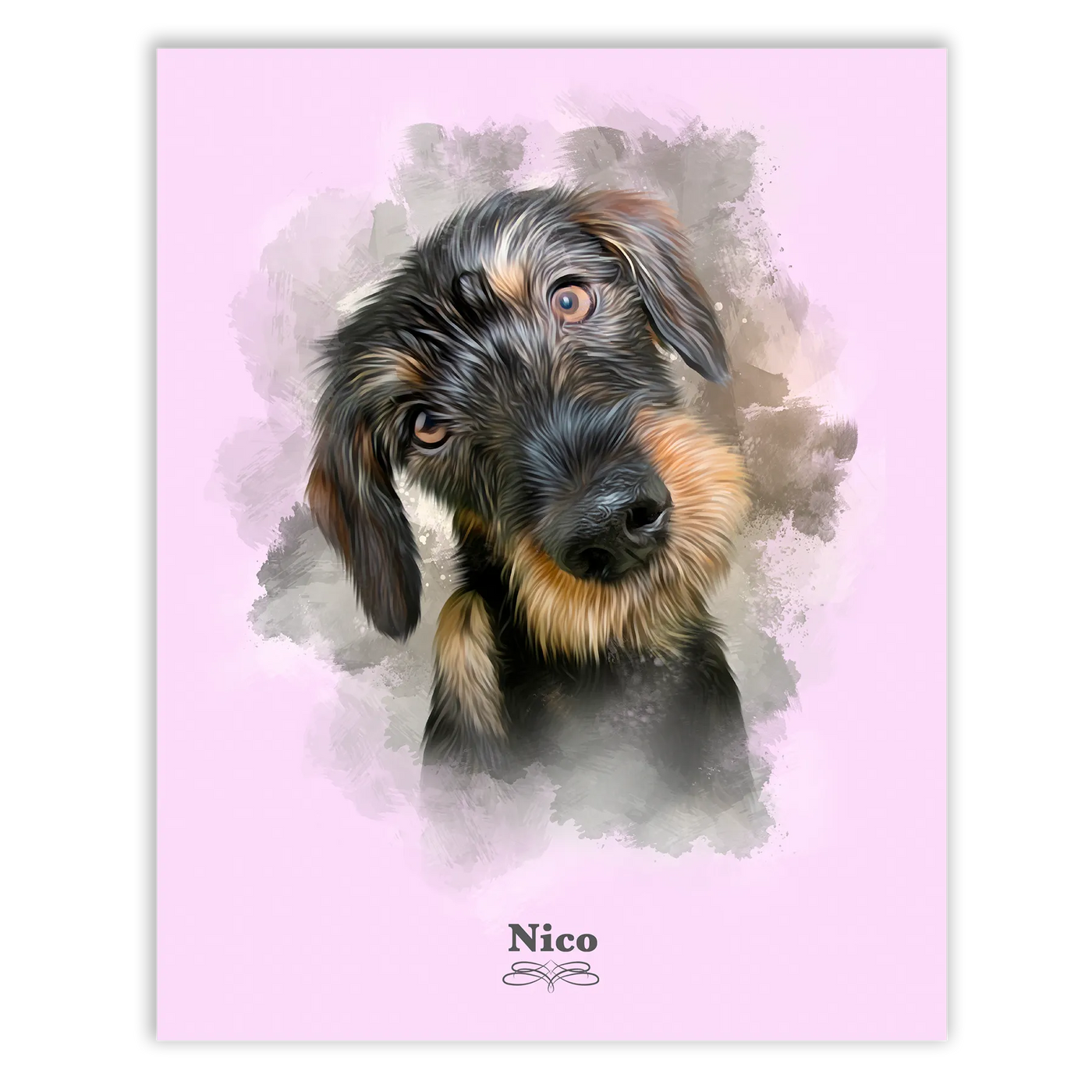 Retrato perro personalizado