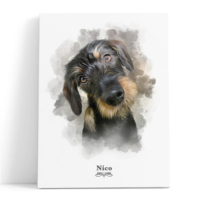 Retrato perro personalizado