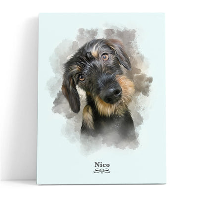 Retrato perro personalizado