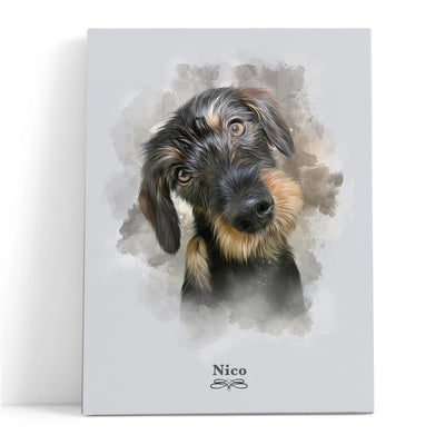 Retrato perro personalizado