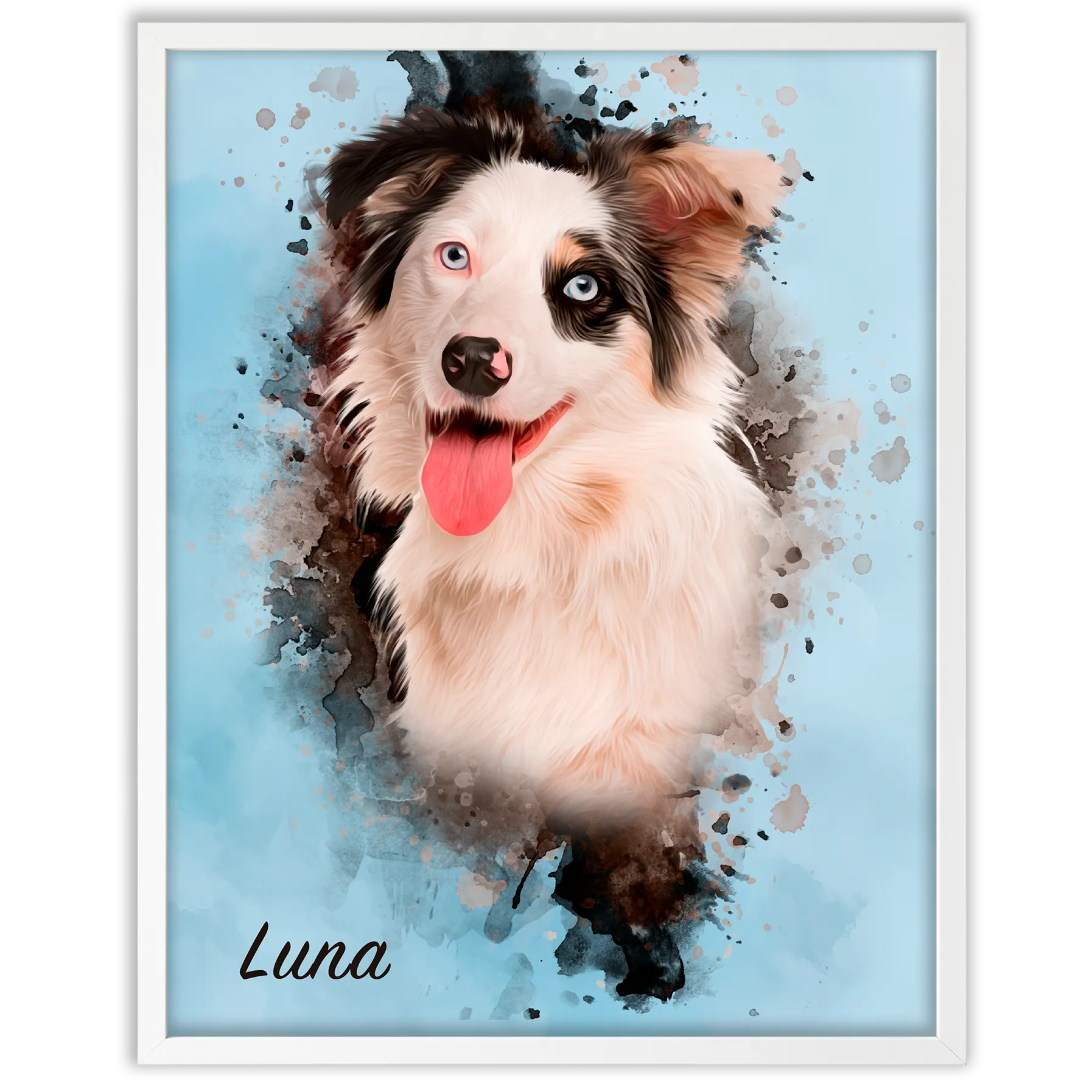 Retrato mascota personalizado