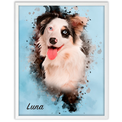 Retrato mascota personalizado