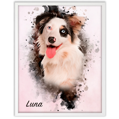 Retrato mascota personalizado