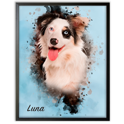Retrato mascota personalizado