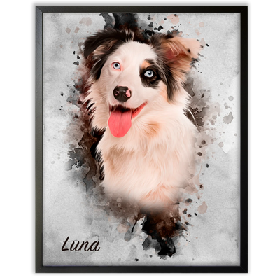 Retrato mascota personalizado