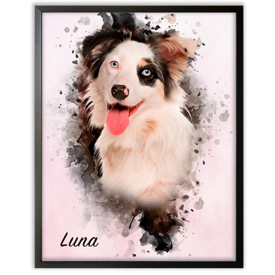 Retrato mascota personalizado