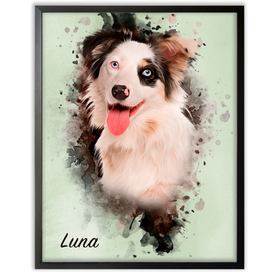 Retrato mascota personalizado